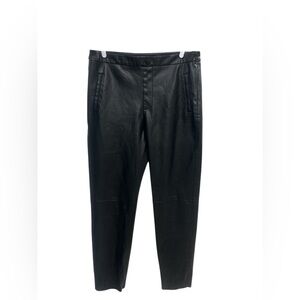 Zara Black Leather Pants